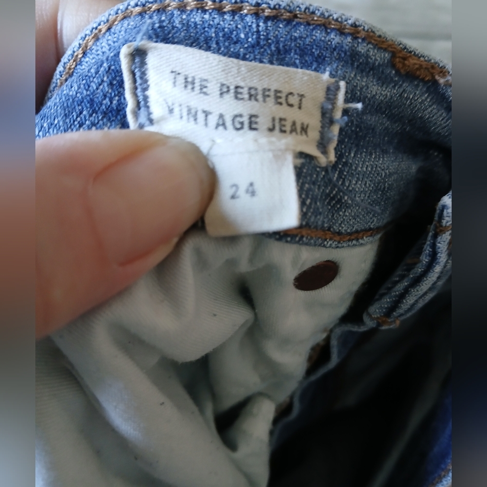 Madewell Perfect Vintage Jean, size 24, women's, high rise - Picture 7 of 9